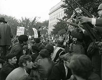 Vietnam War protest at Pentagon