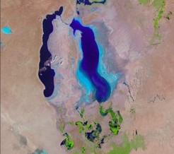 The Shrinking Aral Sea